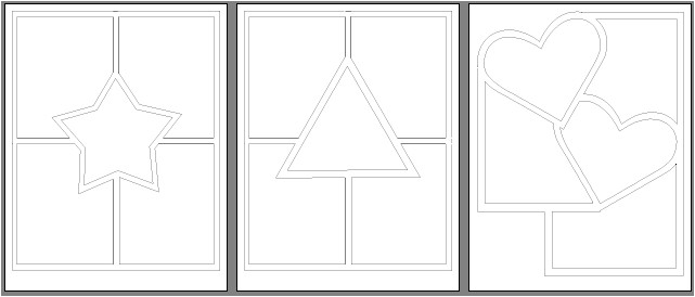 paper piecing scrapbook page templates