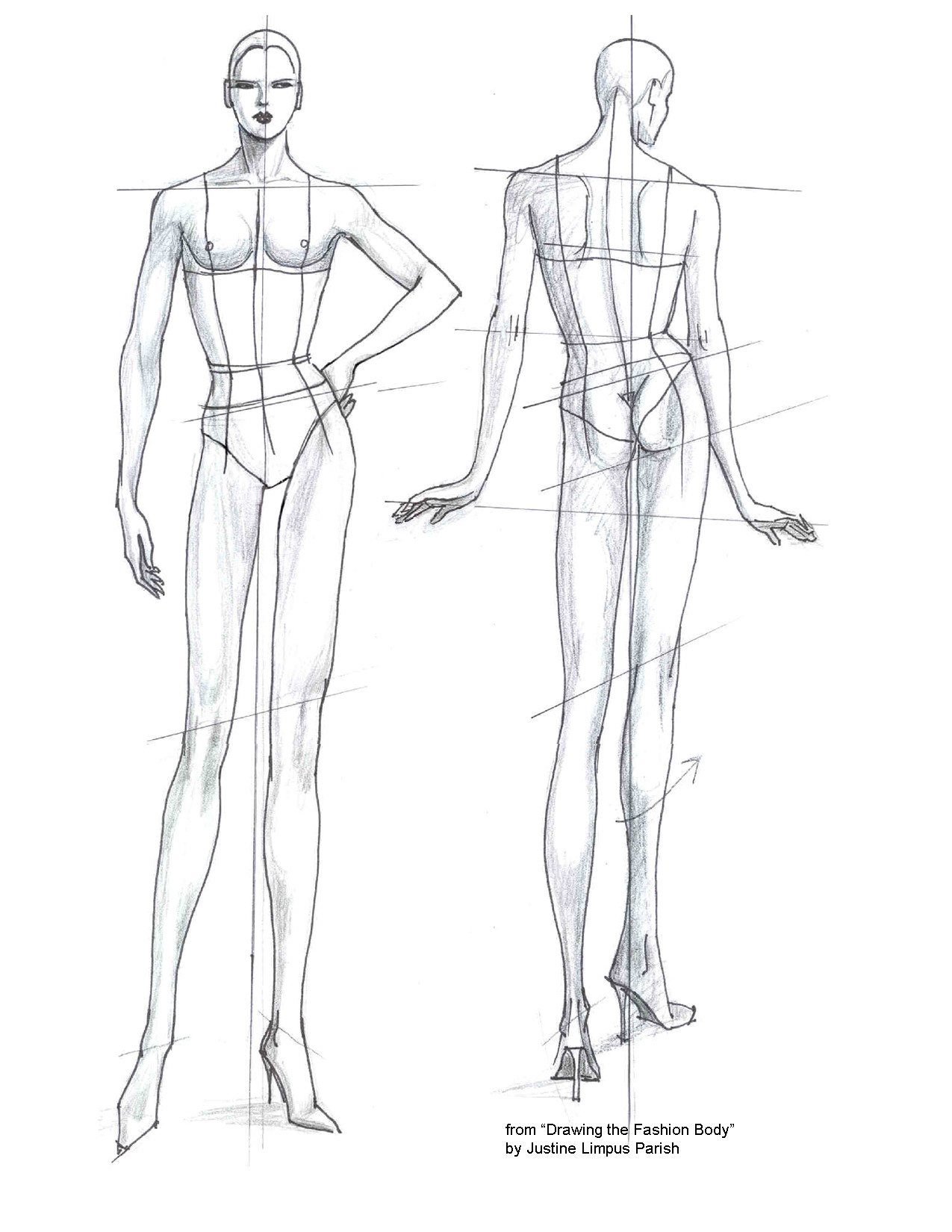 fashion body templates