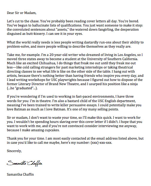The Best Cover Letter I Ever Read the Best Cover Letter Ever Her Inklings