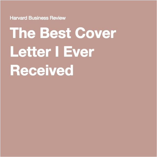 best cover letter