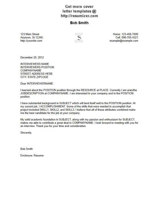The Best Cover Letter Samples Free Free Cover Letter Samples 2