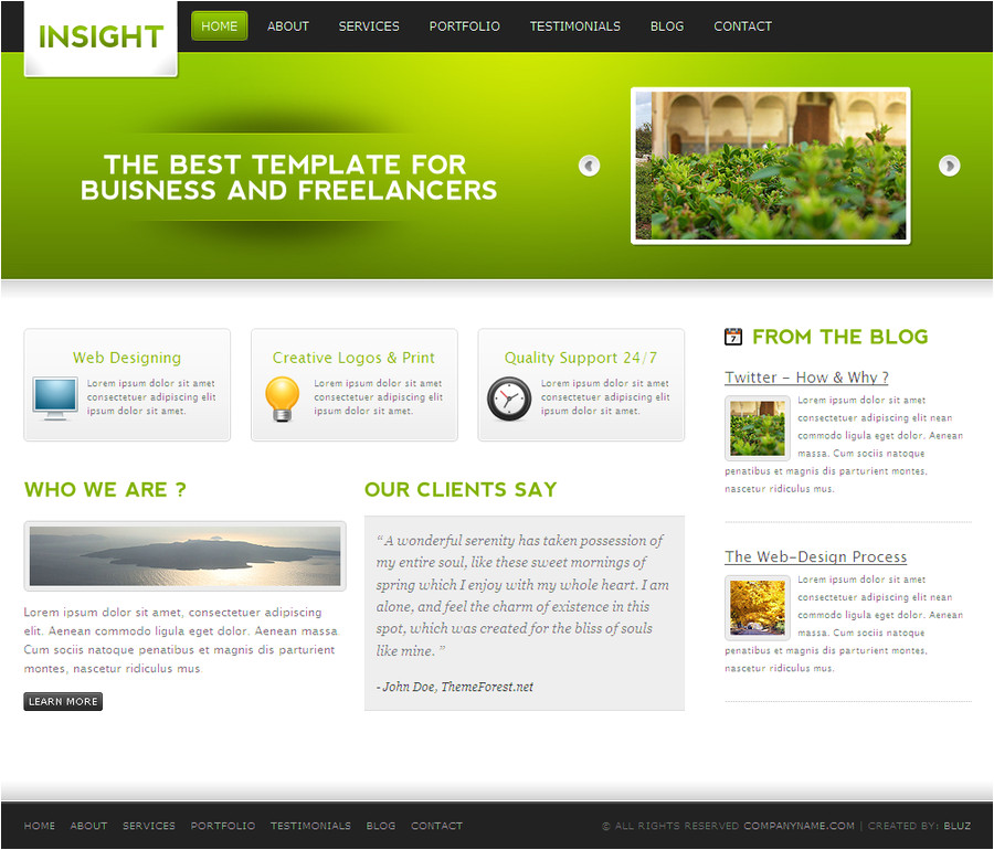 Themeforest Login Template Insight themeforest Template by Bluz1 On Deviantart