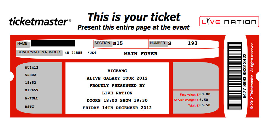 Ticketmaster Ticket Template 26 Cool Concert Ticket Template Examples for Your event