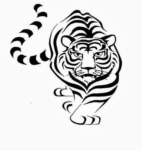 tiger tattoo stencils