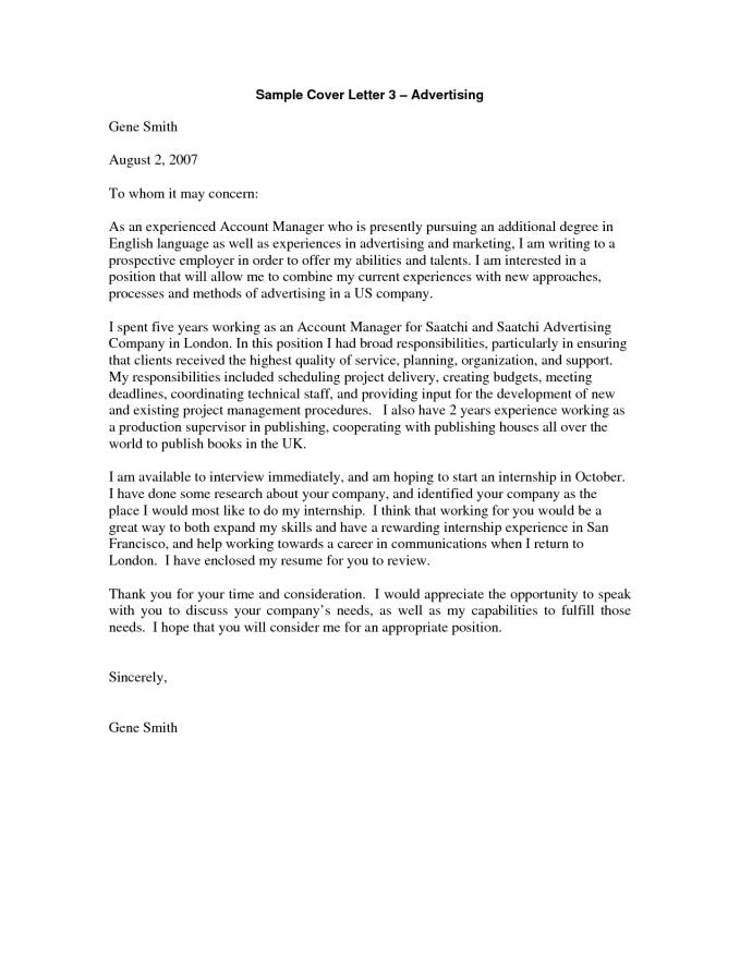 To whom It May Concern In A Cover Letter Cover Letter to whom It May Concern Resume Badak