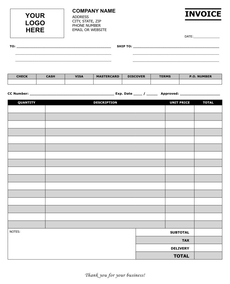 towing company receipt template new carbonless invoice template forms