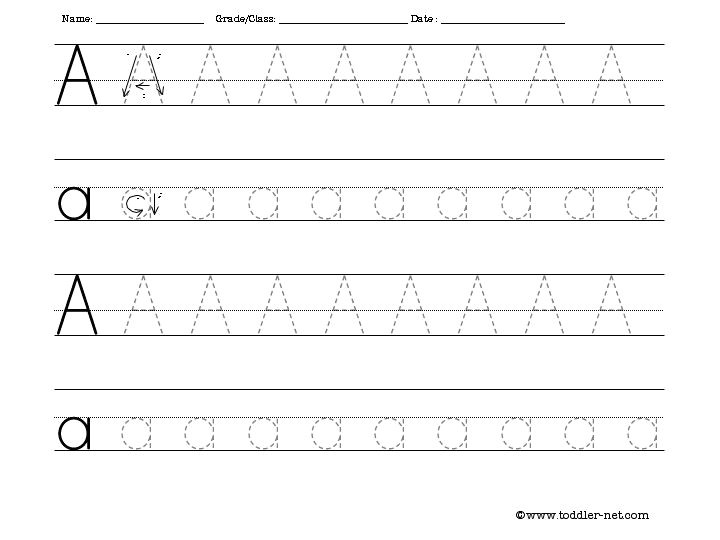 Traceable Alphabet Templates Letter Tracing Templates Letter Of Recommendation