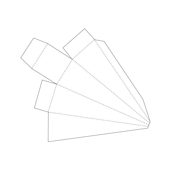 Triangle Packaging Template 9 Triangle Box Templates Doc Pdf Free Premium