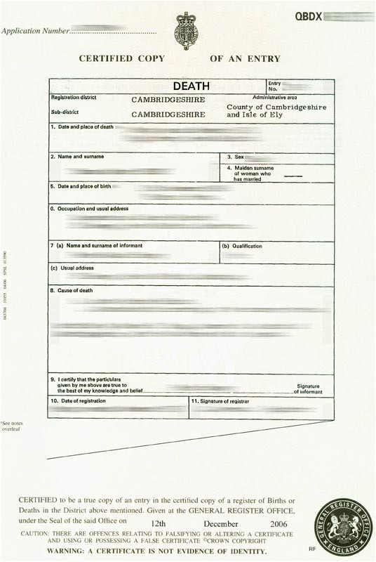 Uk Death Certificate Template Blank Death Certificate Uk Printable Uk Death Certificate Template Blank Death Certificate Uk Printable
