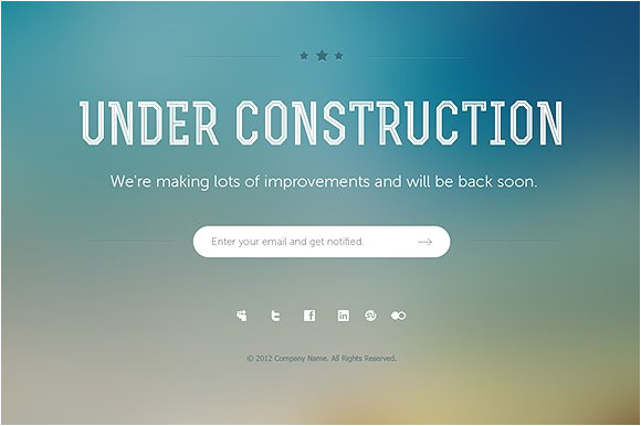 1436 7 under construction page templates