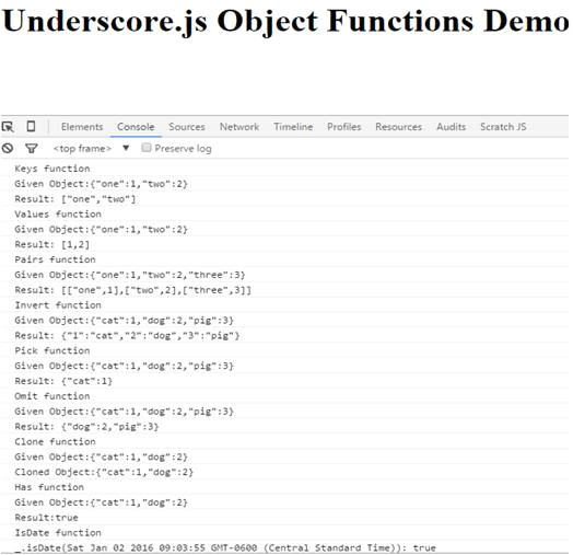 beginners guide to underscore js