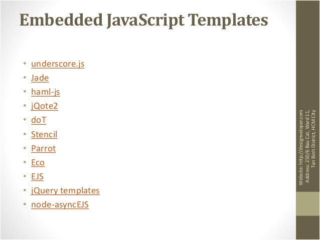 javascript template engine