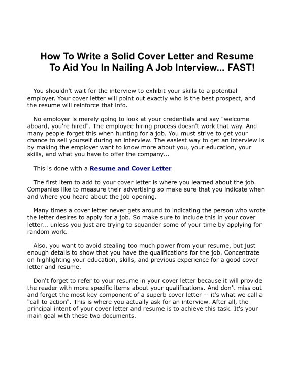 cover letter tips unsw