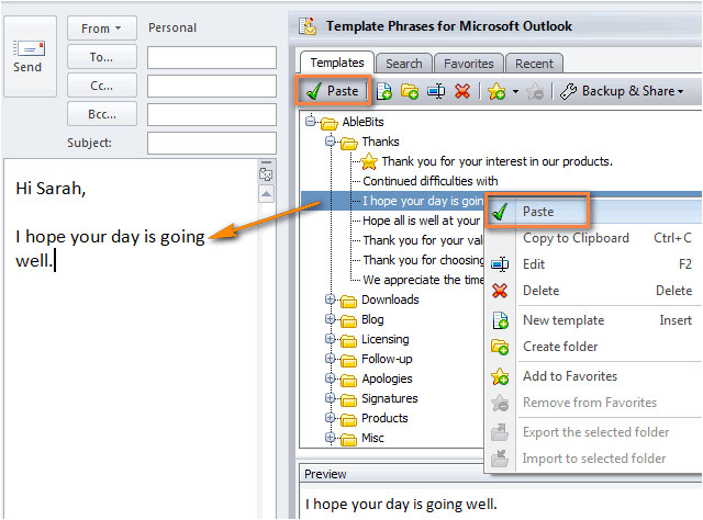how to insert outlook email into excel 2013