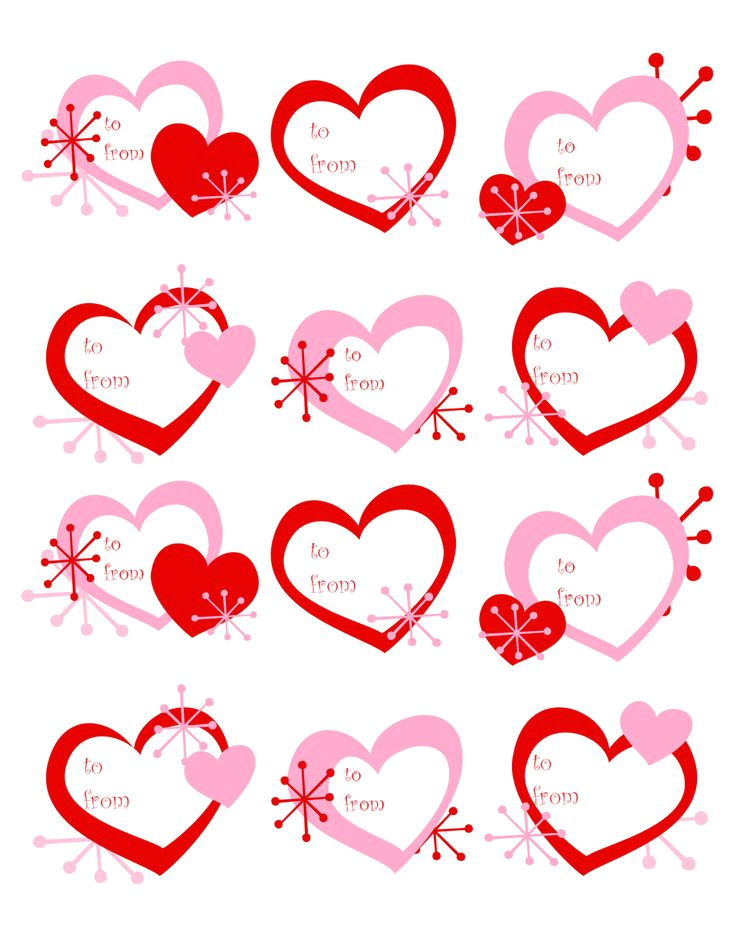 valentine s day labels templates and printables