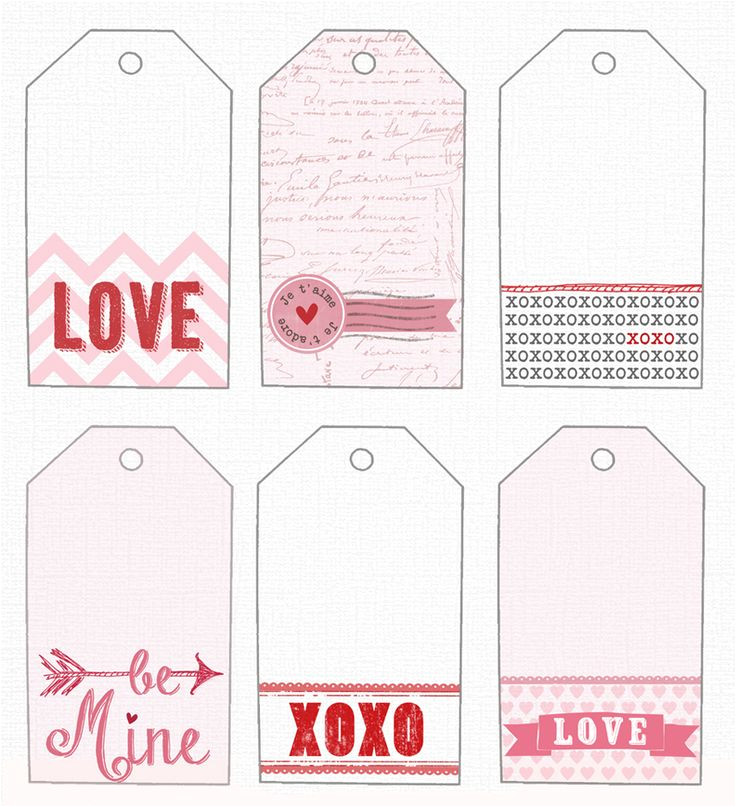 Valentine Gift Tag Template 7 Best Images Of Valentine 39 S Gift Tags Printable Template