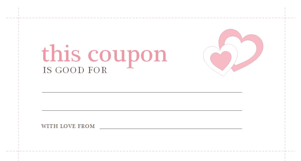 Valentine S Day Coupon Template Valentines Day Coupons Valentines Day Coupons Template
