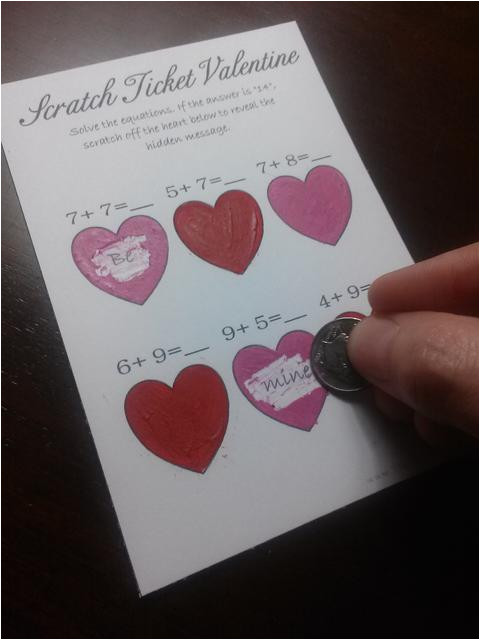 card diy scratch off valentines for kids