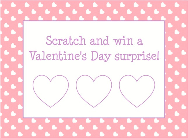 diy scratch off valentines for kids and