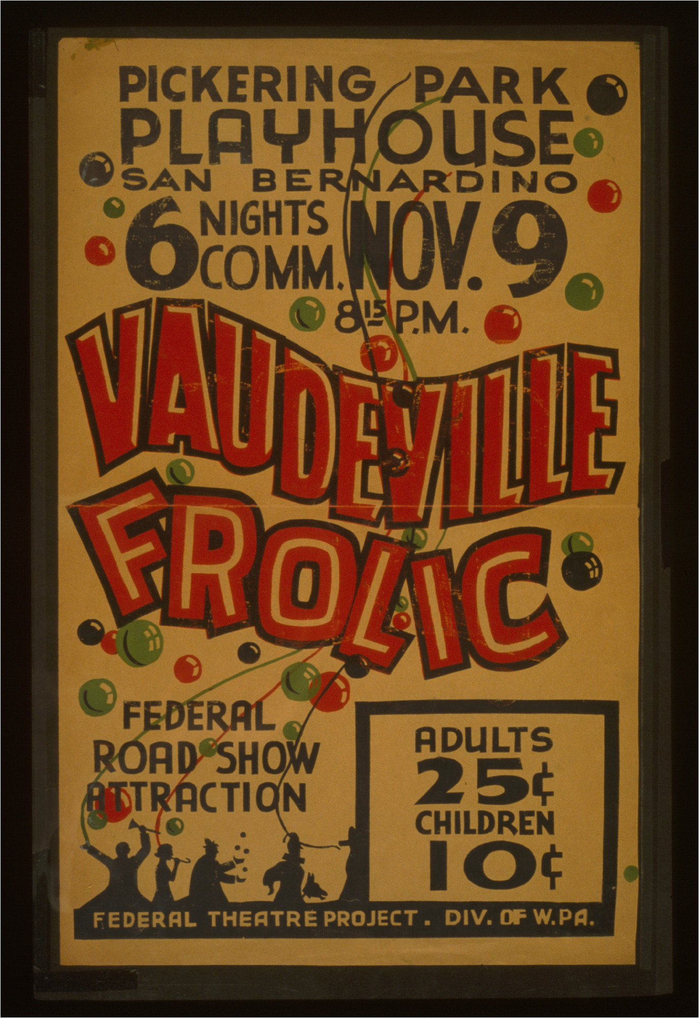 collectionvdwn vintage vaudeville poster