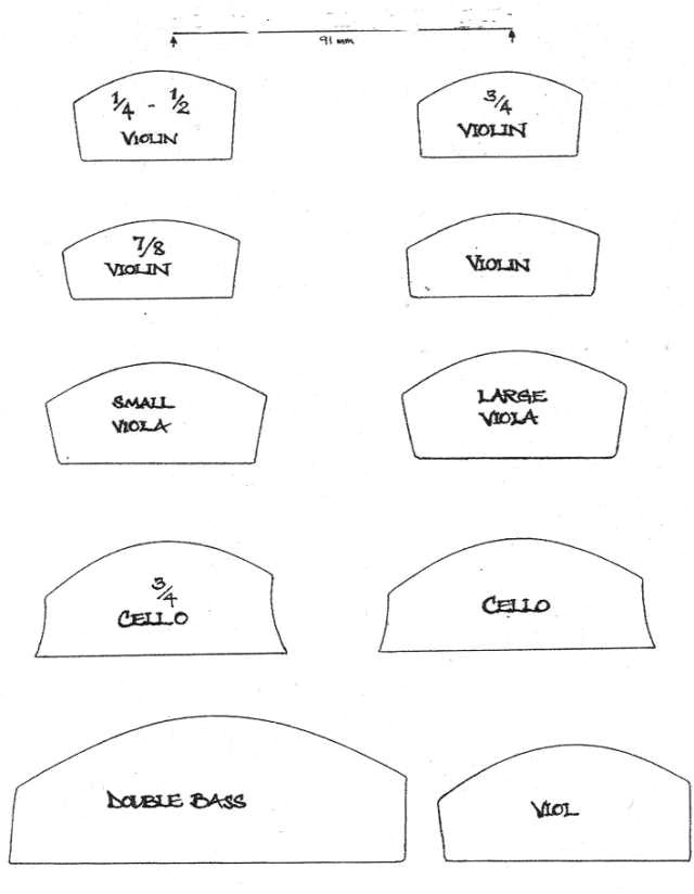 Violin Bridge Template Fiddle Talk Violin Discussion forum Playing the Violin