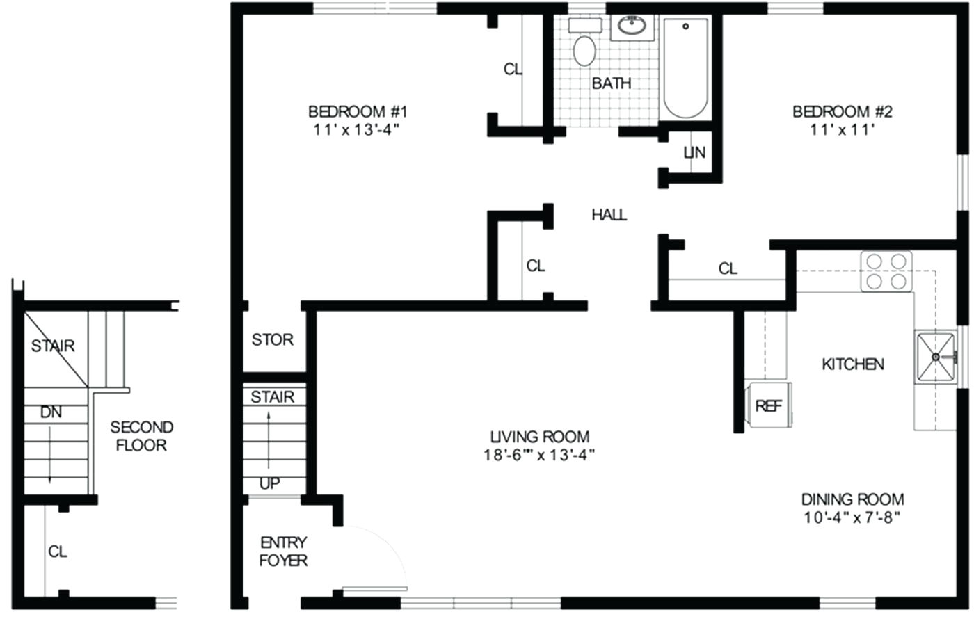 visio house plan sample