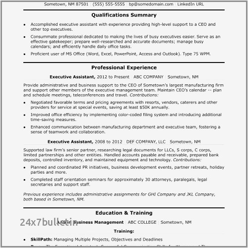 electronic technician resume