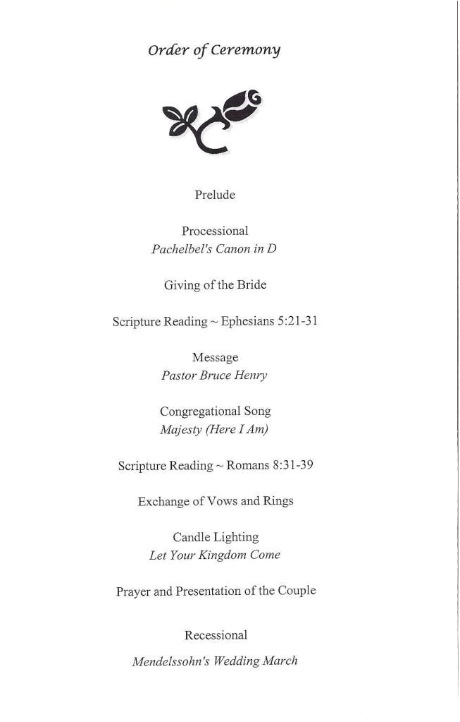 Wedding Processional order Template Ceremony Of order Google Search Wedding Ideas