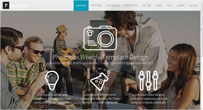 weebly for photographers