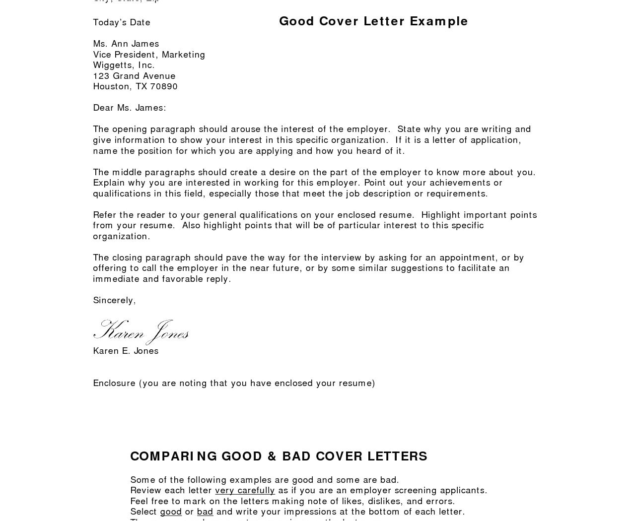 what should a cover letter consist of 2018
