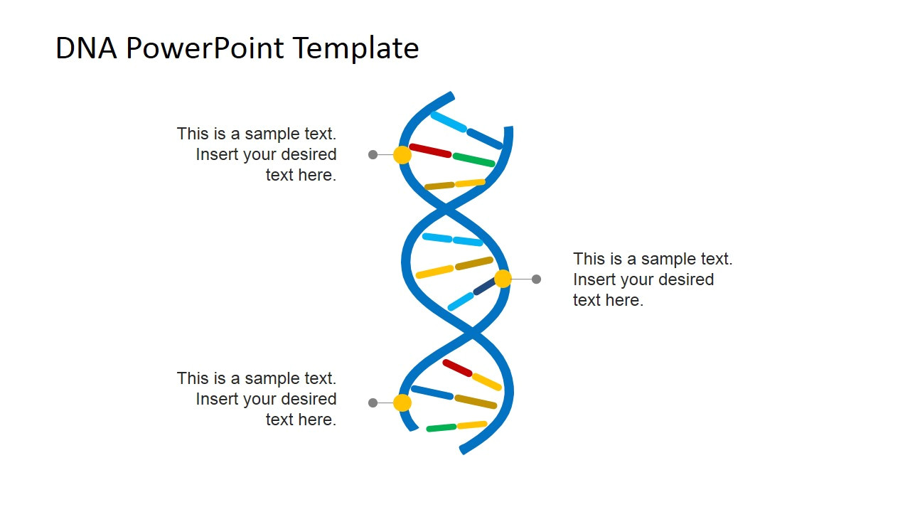 dna strands powerpoint template