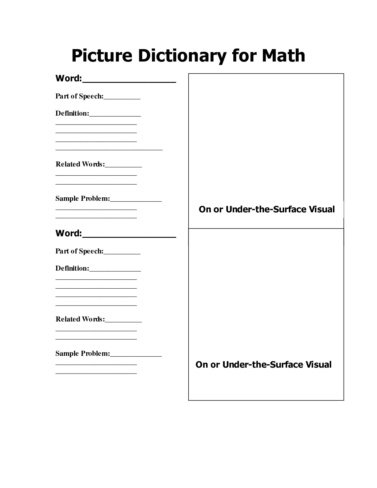 post free printable dictionary template 332316