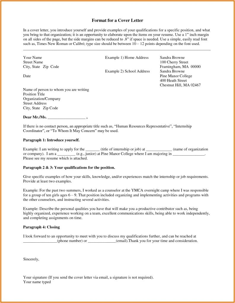 what should a cover letter look like 2017