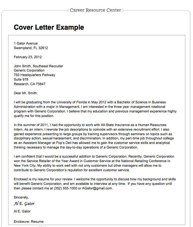 what to put on a cover letter