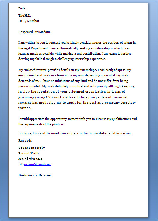 What to Write In the Cover Letter What to Write In Cover Letter