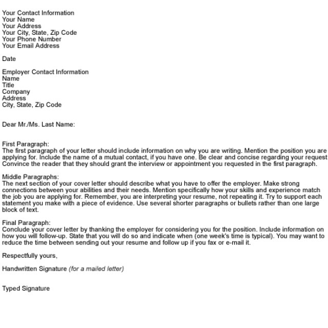 who should you address your cover letter to use this cover letter template to apply for a job