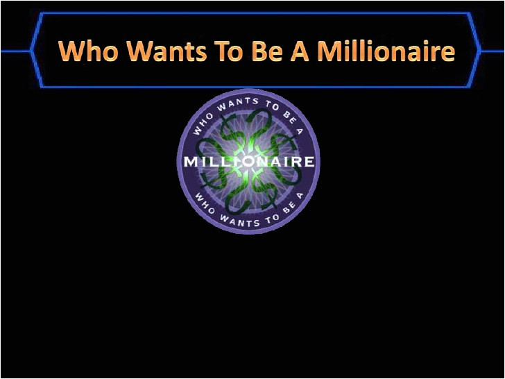who wants to be a millionaire template