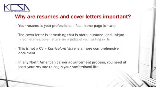 resume and cover letter workshop october 2013