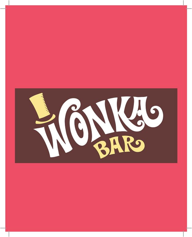 Willy Wonka Candy Bar Wrapper Template Free Wonka Bar Wrapper Printable Party Invite Michele 39 S