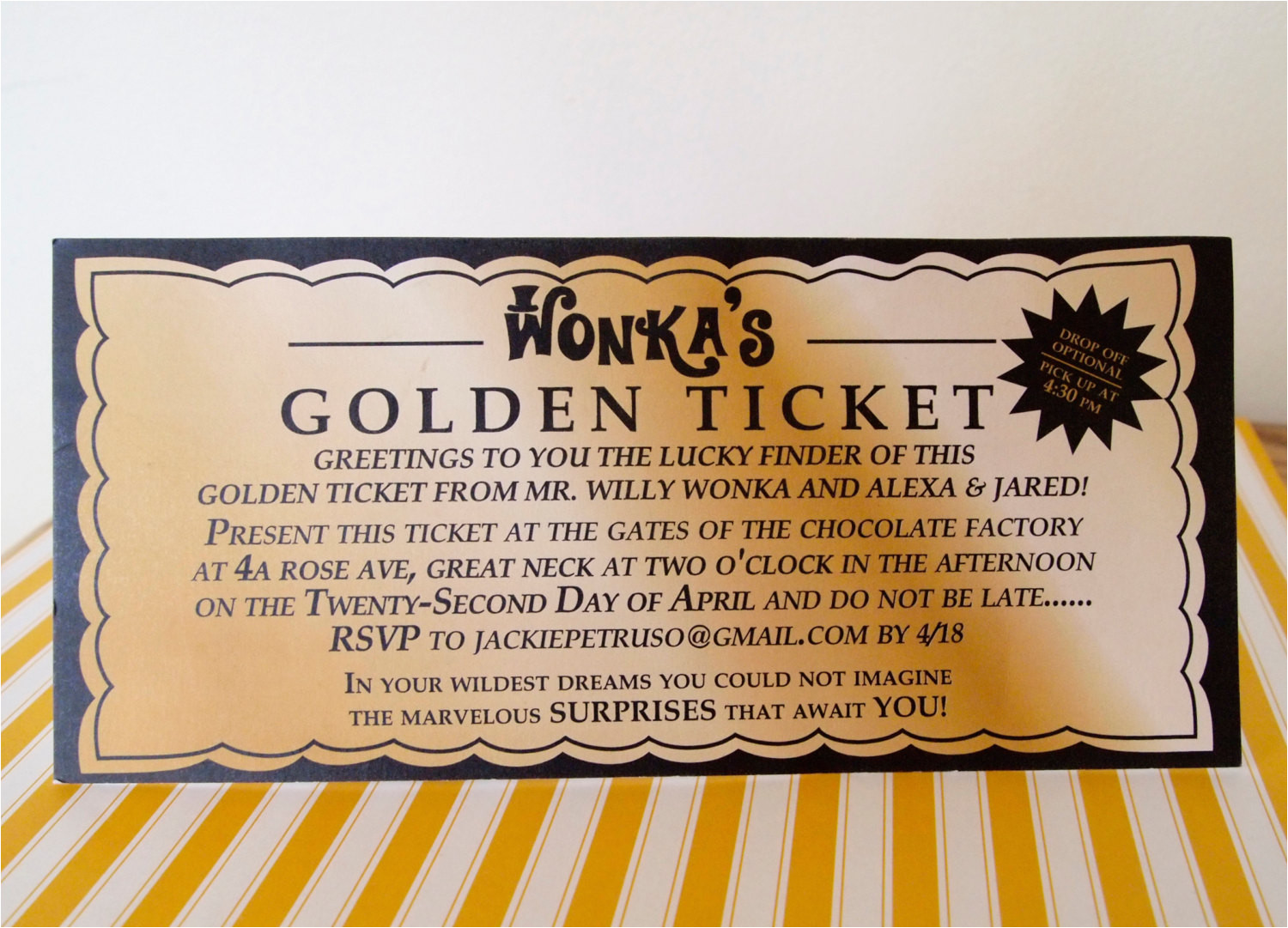 Willy Wonka Invitations Templates 1 Willy Wonka Invitations Templates Willy Wonka Golden Ticket Invitation Digital Printable