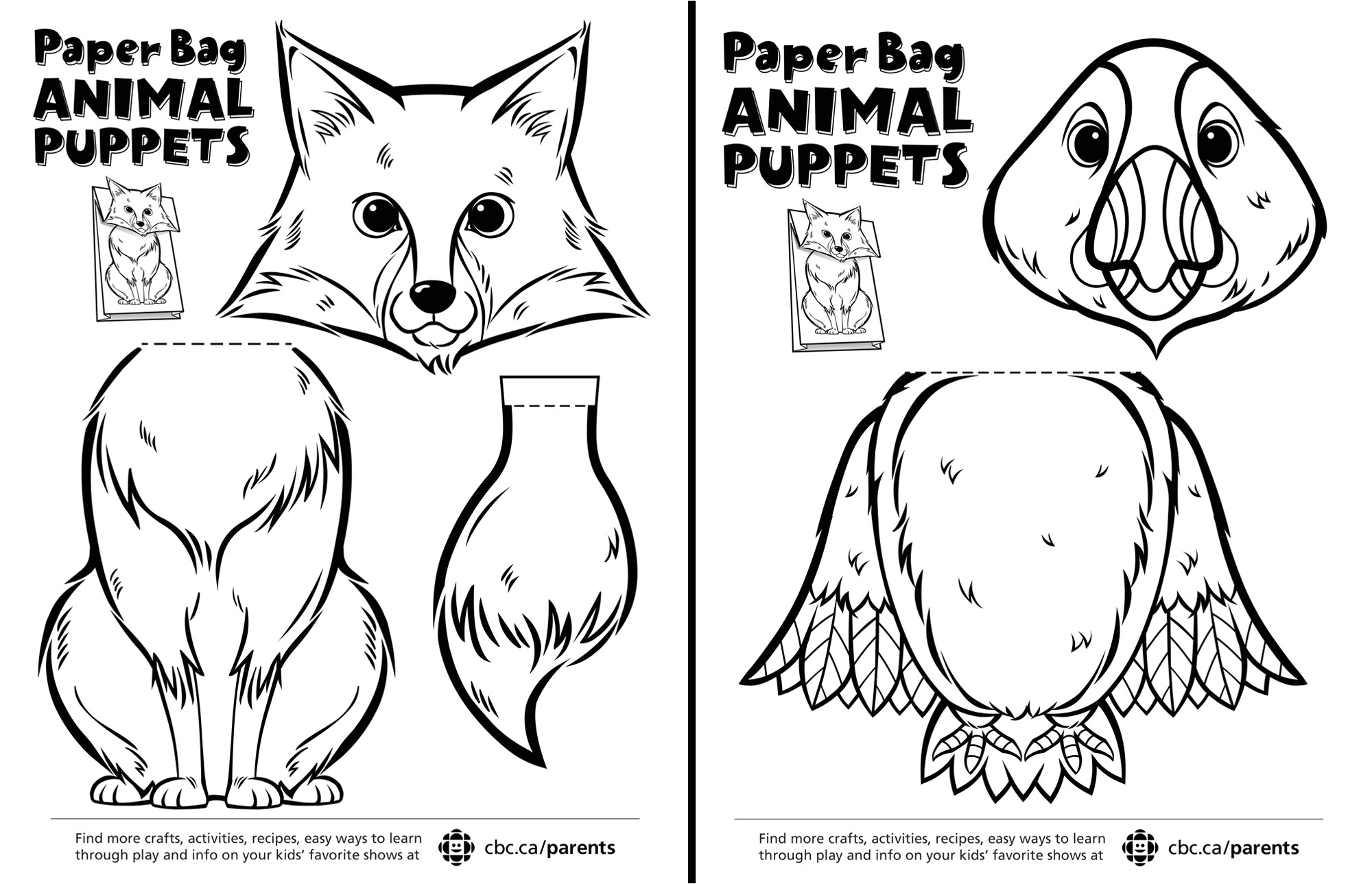 paper plate puppets templates