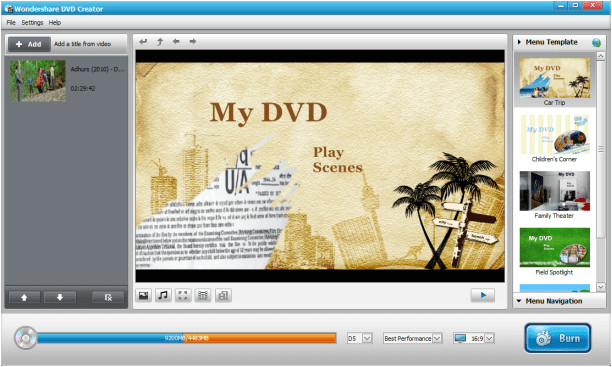 wondershare dvd creator free