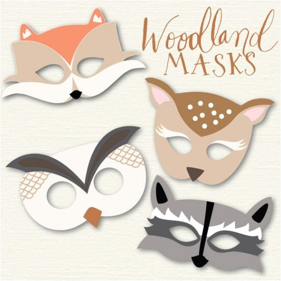 Woodland Animal Mask Templates Woodland Animal Masks My Blog Posts Pinterest