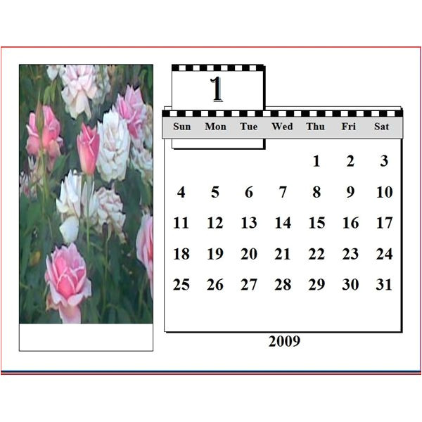 word 2003 calendar template