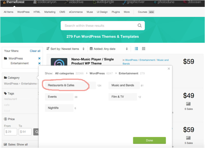 WordPress Subcategory Template How to Sell A WordPress theme at themeforest
