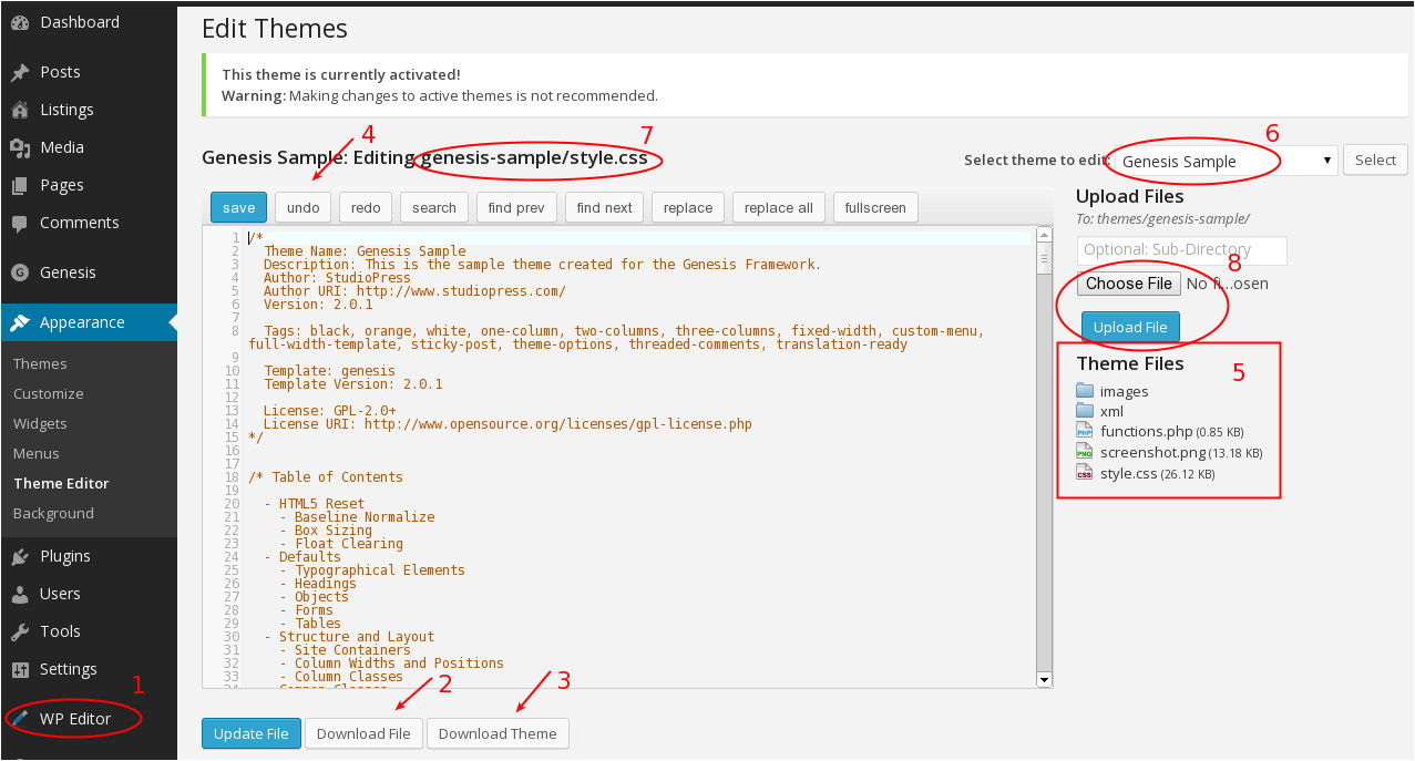 WordPress Template Folder How to Safely Edit Your WordPress theme Files