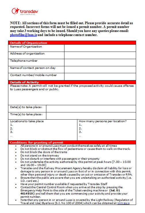working at height permit to work template