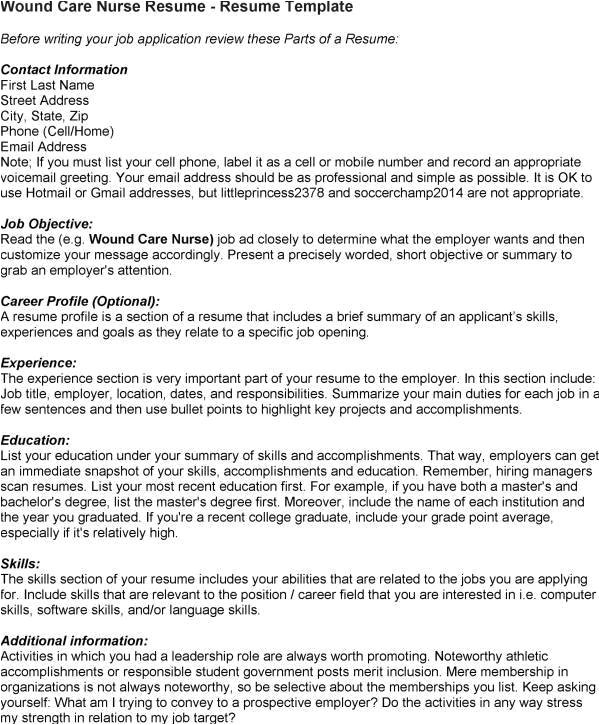 Wound Care Nurse Resume Sample Resume Service Ratings