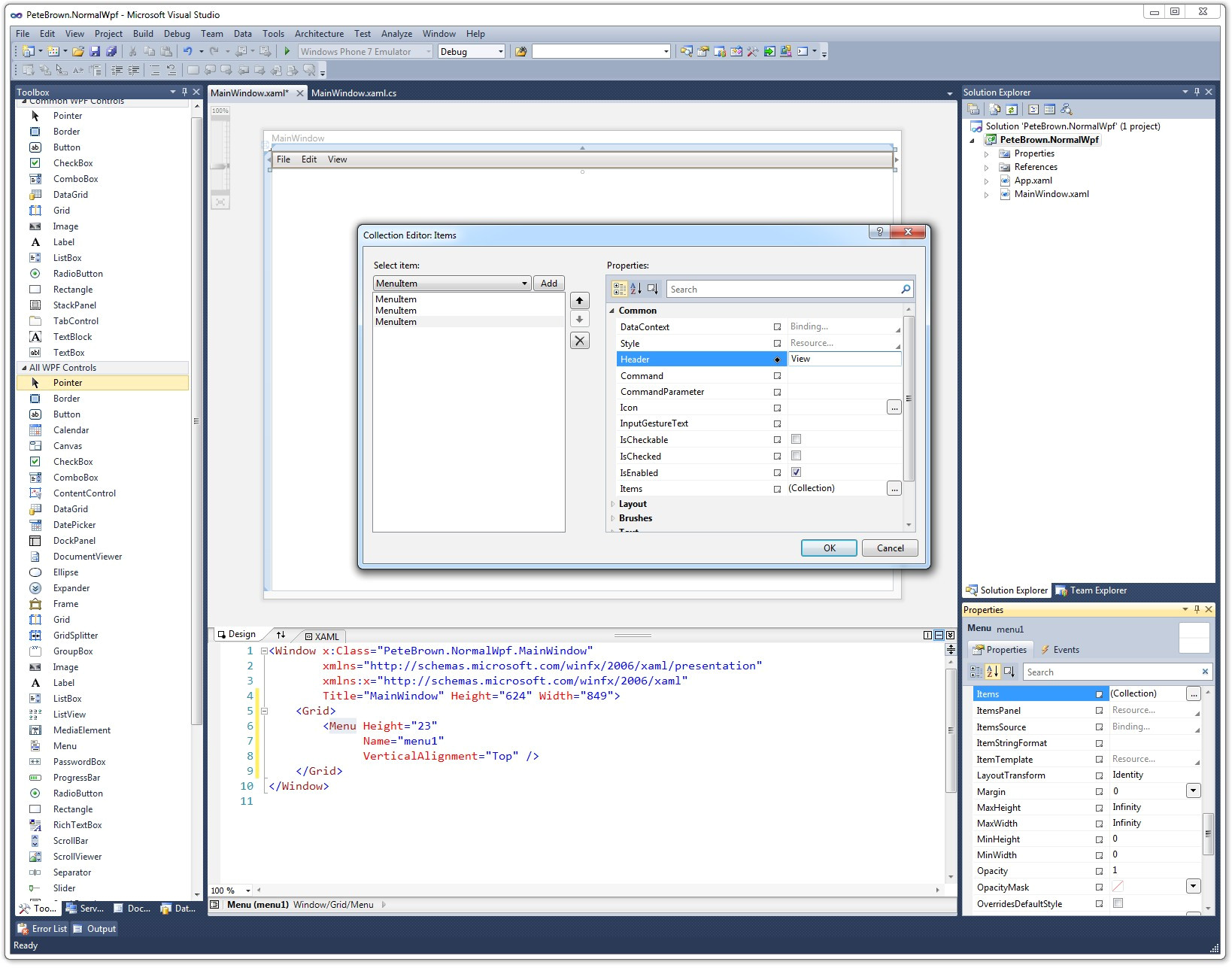 Wpf Menu Style Template Wpf Menu Style Template My Best Templates