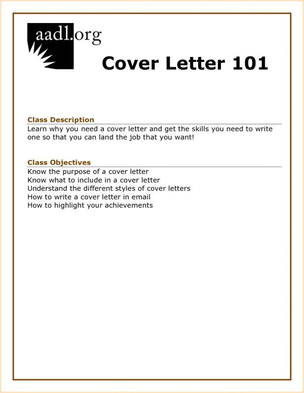 how to write a cover letter for a job application